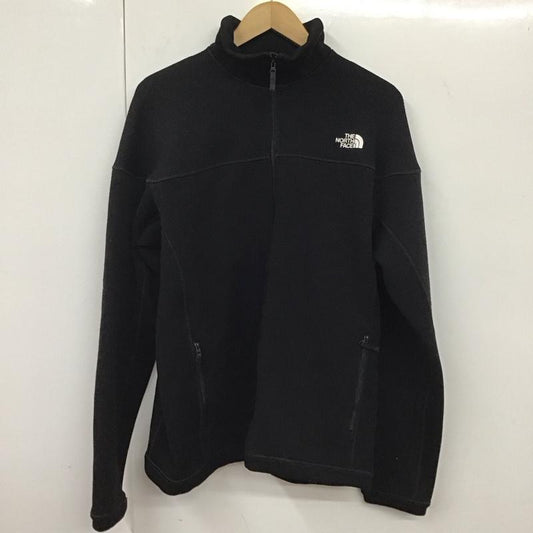ザノースフェイス THE NORTH FACE ジャケット、上着 ジャケット、ブレザー NT61808 マウンテンテックセーター ジップアップジャケット XL ロゴ、文字 黒 / ブラック /  メンズ USED 古着 中古 10131965