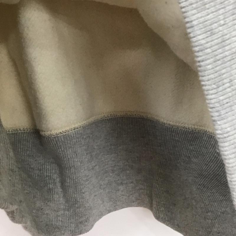 ウエアハウス WAREHOUSE トレーナー 長袖 スウェット 裏起毛 L 無地 灰 / グレー /  メンズ USED 古着 中古 10144016