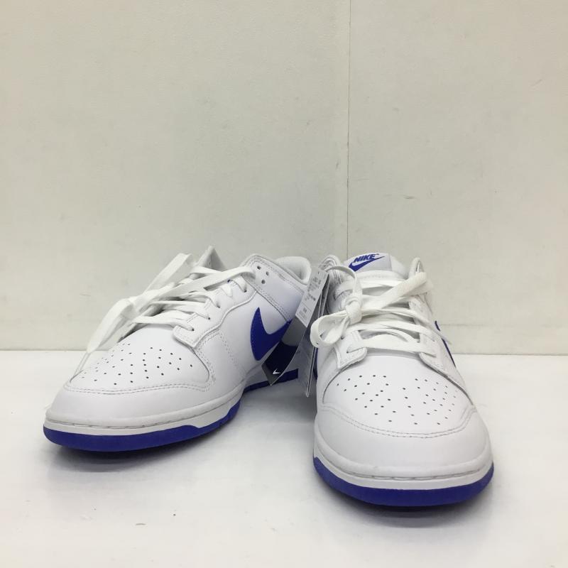 ナイキ NIKE スニーカー スニーカー DV0831-104 Dunk Low Retro Hyper Royal 29.5cm ロゴ、文字 白 / ホワイト /  メンズ USED 古着 中古 10133957