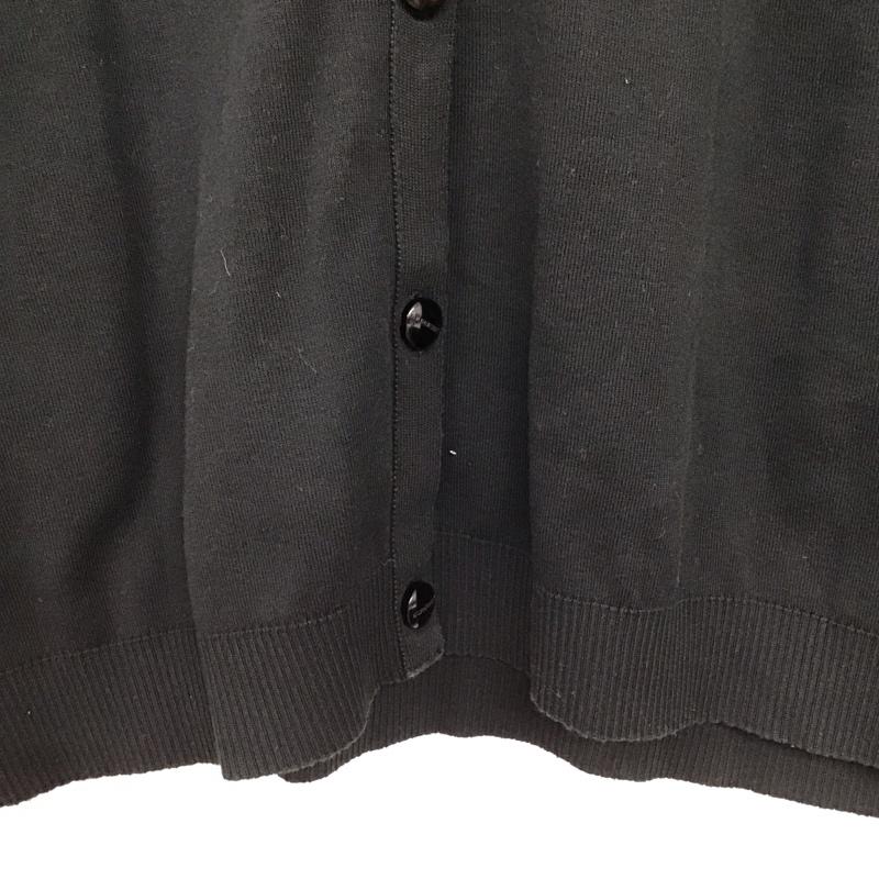 バーバリー BURBERRY カーディガン 長袖 L 無地 黒 / ブラック /  レディース USED 古着 中古 10150839