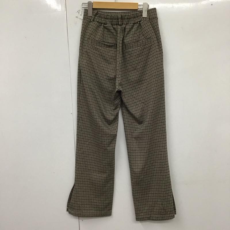 ローリーズファーム LOWRYS FARM パンツ ワークパンツ、ペインターパンツ スラックス ワイドパンツ ストレッチパンツ M チェック マルチカラー / マルチカラー /  レディース USED 古着 中古 10128755