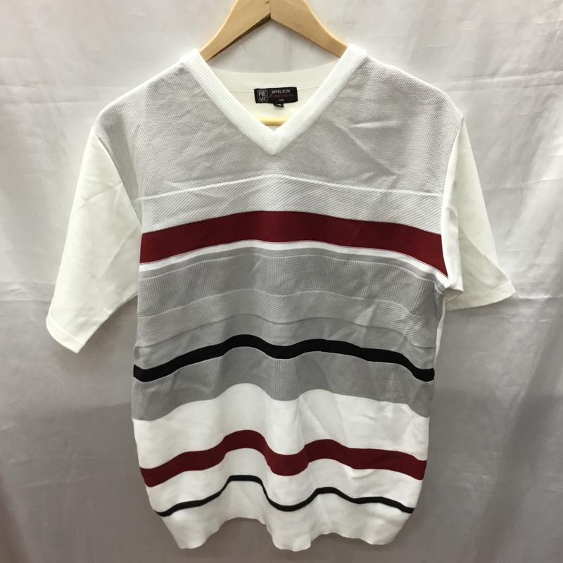 ミッシェル・クラン MICHEL KLEIN カットソー 半袖 MKIGO-17069 ハイブリットパネル 48  マルチカラー / マルチカラー /  メンズ USED 古着 中古 10119327