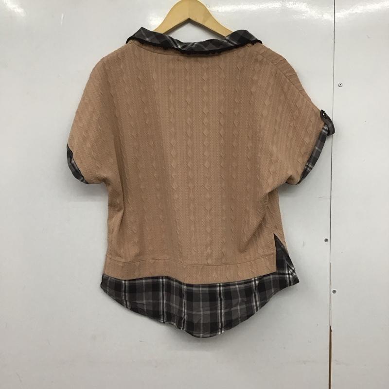 アクシーズファム axes femme カットソー 半袖 半袖カットソー カラーシャツ M 総柄 マルチカラー / マルチカラー /  レディース USED 古着 中古 10147036