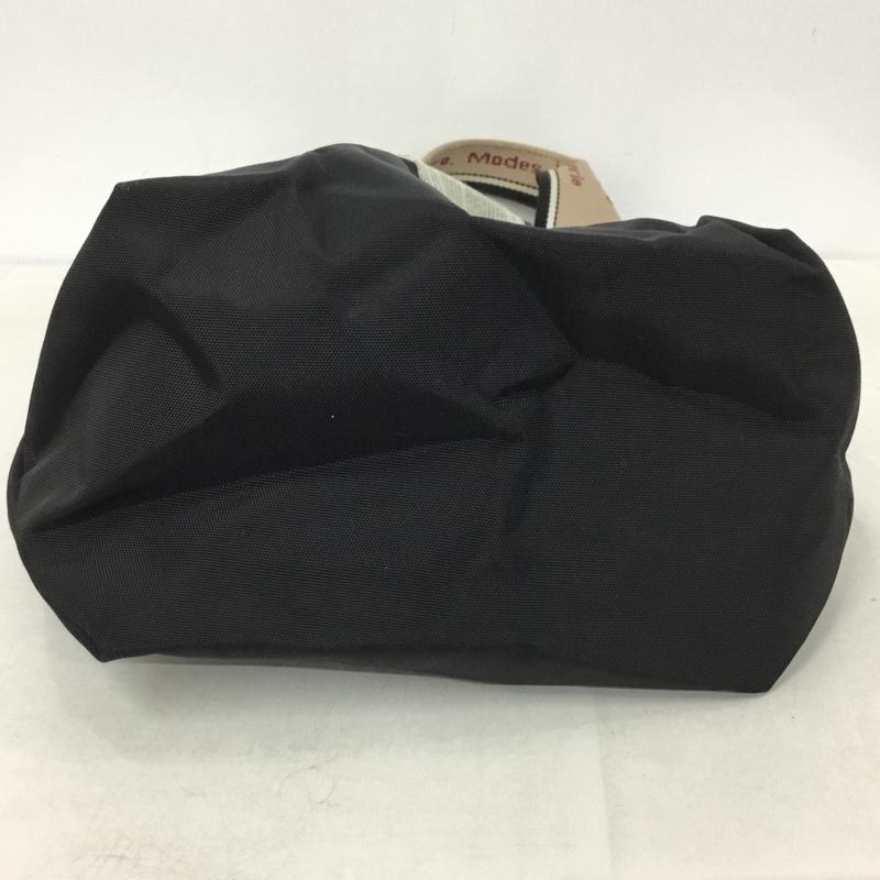 シアタープロダクツ THEATRE PRODUCTS ハンドバッグ ハンドバッグ ミニトートバッグ ロゴ、文字 黒 / ブラック /  レディース USED 古着 中古 10142191