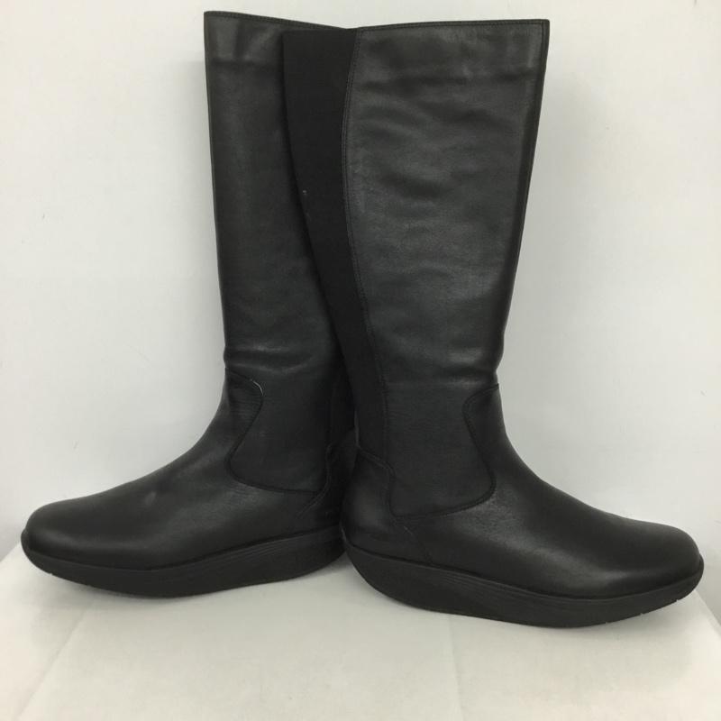 古着 USED ブーツ ロングブーツ MBT 700986 UK7 箱有 US：10 無地 黒 / ブラック /  メンズ USED 古着 中古 10143555