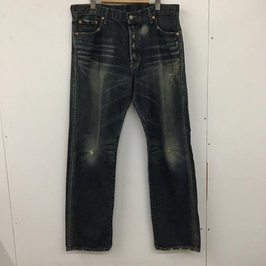 リーバイストラウスアンドコー Levi Strauss & co. パンツ デニム、ジーンズ デニムパンツ ワイドパンツ カジュアルパンツ 36 ダメージ加工 インディゴ / インディゴ /  メンズ USED 古着 中古 10134067