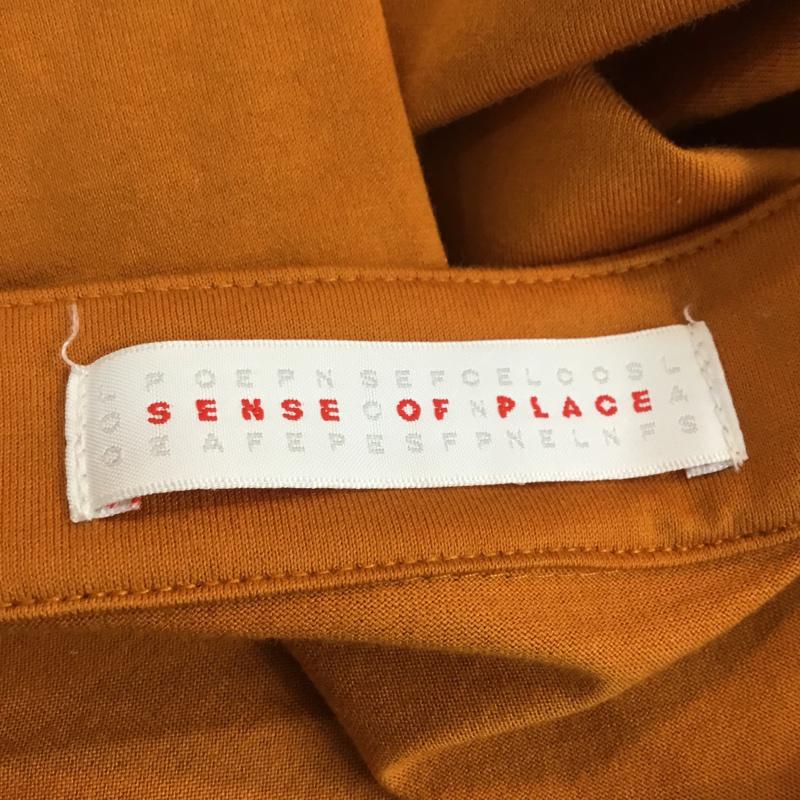 センスオブプレイスバイアーバンリサーチ SENSE OF PLACE by URBAN RESEARCH カットソー 半袖 FREE 無地 茶 / ブラウン /  レディース USED 古着 中古 10049214