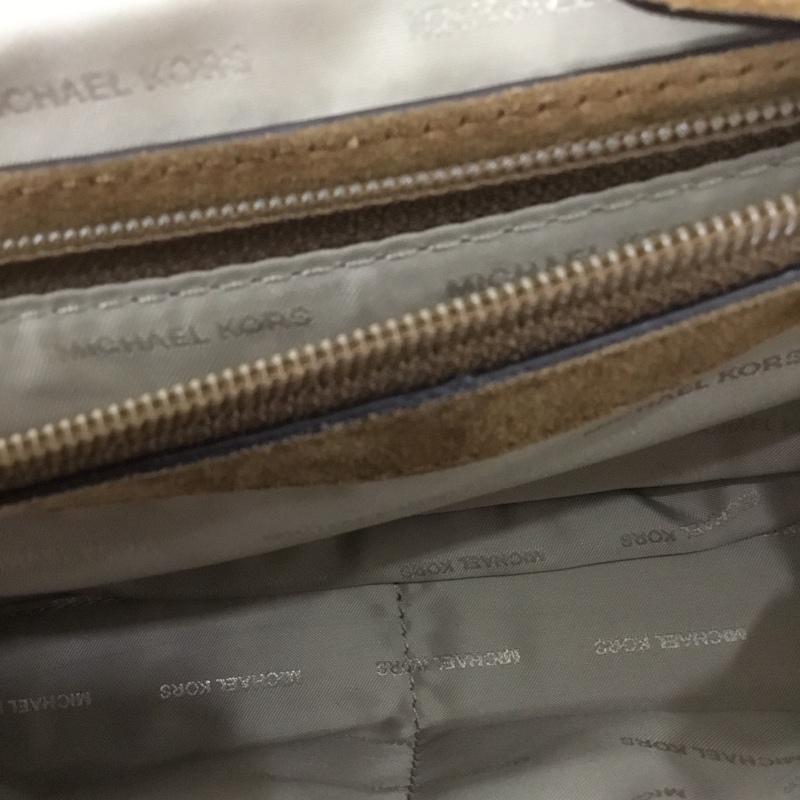 マイケルコース MICHAEL KORS ショルダーバッグ ショルダーバッグ 30F6ASLL3S スエード キルティング チェーン ロゴ、文字 茶 / ブラウン /  レディース USED 古着 中古 10128840