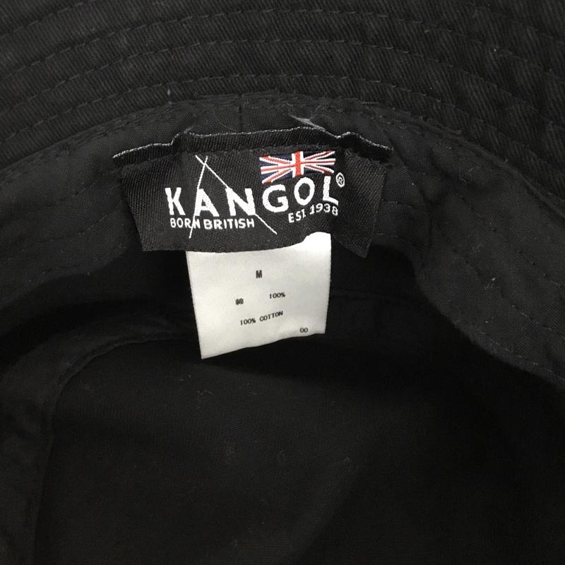 カンゴール KANGOL 帽子 ハット K4224HT Washed Bucket バケットハット ロゴ、文字 黒 / ブラック /  メンズ USED 古着 中古 10131200