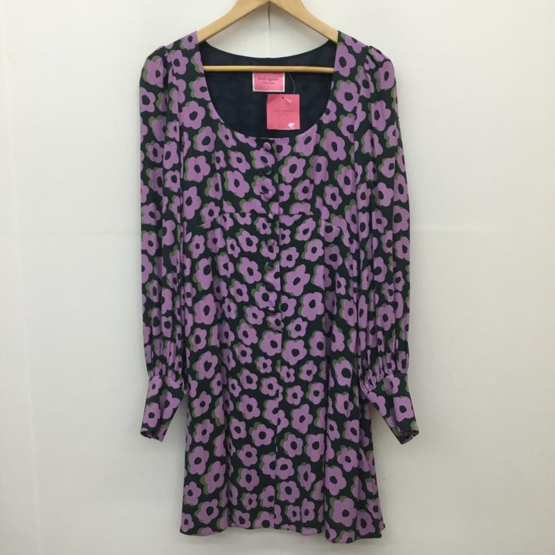 ケイトスペード Kate Spade ワンピース ひざ丈スカート 0 花柄 緑 / グリーン /  レディース USED 古着 中古 10106160