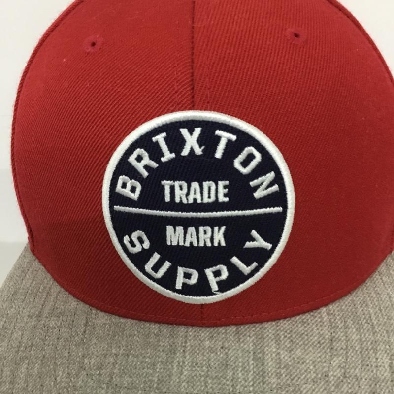 ブリクストン BRIXTON 帽子 キャップ DE2892983953 スナップバック ロゴ、文字 赤 / レッド /  メンズ USED 古着 中古 10131802