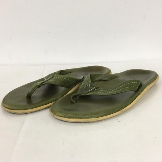アイランドスリッパ ISLAND SLIPPER サンダル サンダル トングサンダル 無地 緑 / グリーン /  メンズ USED 古着 中古 10138039