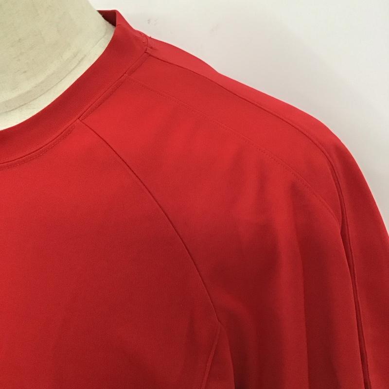 チャンピオン Champion Tシャツ 半袖 L ロゴ、文字 赤 / レッド /  メンズ USED 古着 中古 10116808