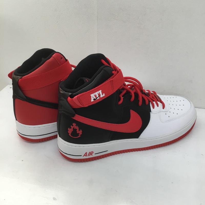 ナイキ NIKE スニーカー スニーカー AIR FORCE 1 HIGH 07 LV8 ATLANTA エアフォース 1 ハイ LV8 アトランタ BV7459-100 30.0cm ロゴ、文字 黒 / ブラック / X 白 / ホワイト / X 赤 / レッド /  メンズ USED 古着 中古 10107073