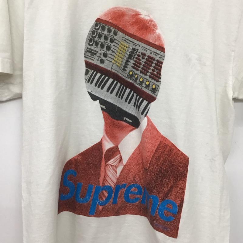 シュプリーム Supreme Tシャツ 半袖 2015SS アンダーバー コラボ プリントTシャツ M プリント 白 / ホワイト /  メンズ USED 古着 中古 10149188