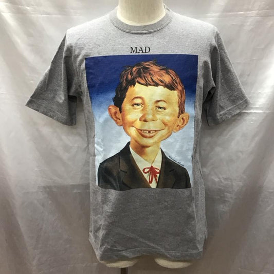 ボートメイクニュークローズ VOTE MAKE NEW CLOTHES Tシャツ 半袖 VT-0055RHC クルーネック L プリント 灰 / グレー /  メンズ USED 古着 中古 10122605