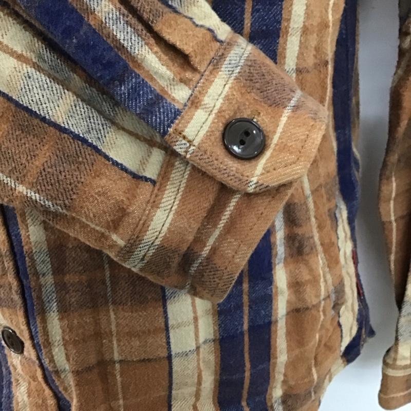 マナスタッシュ MANASTASH シャツ、ブラウス 長袖 XL チェック マルチカラー / マルチカラー /  メンズ USED 古着 中古 10123483