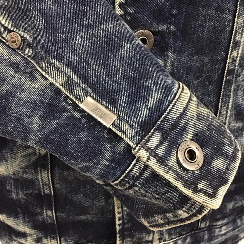 ジースターロゥ G-STAR RAW ジャケット、上着 ジャケット、ブレザー 3301 3D Slim Jacket デニムジャケット S 無地 インディゴ / インディゴ /  メンズ USED 古着 中古 10121336