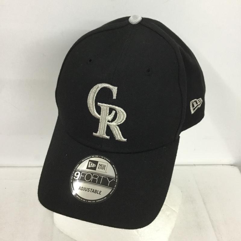 ニューエラ NEW ERA 帽子 キャップ 9FORTY GR ロゴ、文字 黒 / ブラック /  メンズ USED 古着 中古 10150224