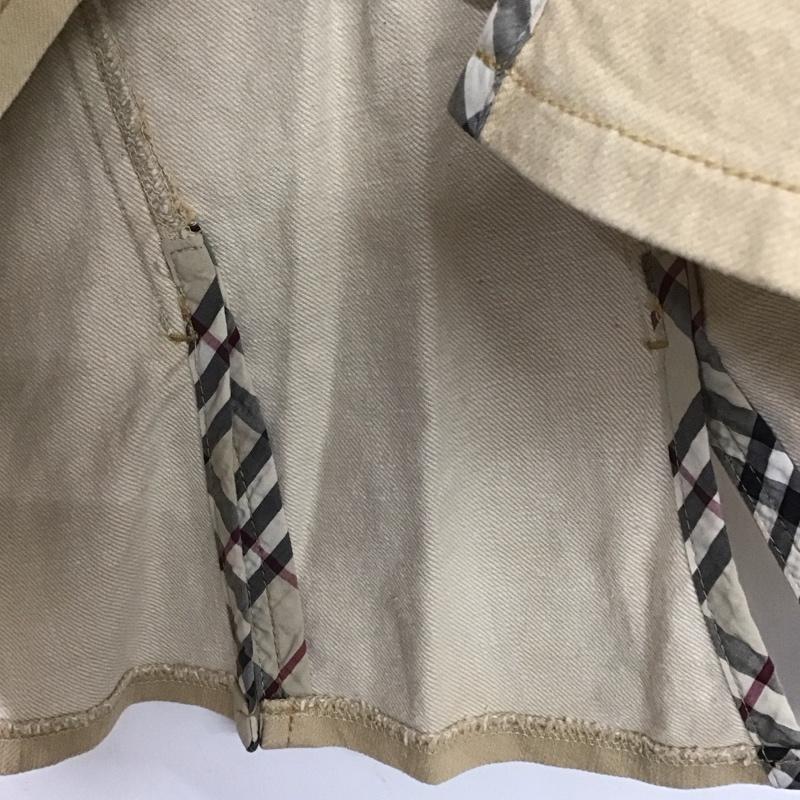 バーバリー BURBERRY スカート ひざ丈スカート 38 無地 ベージュ / ベージュ /  レディース USED 古着 中古 10145022