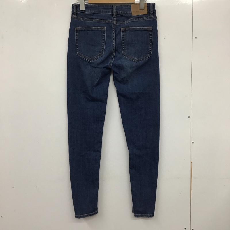 ザラ ZARA パンツ デニム、ジーンズ スキニー 36 ストレッチ 36 無地 青 / ブルー /  レディース USED 古着 中古 10133742