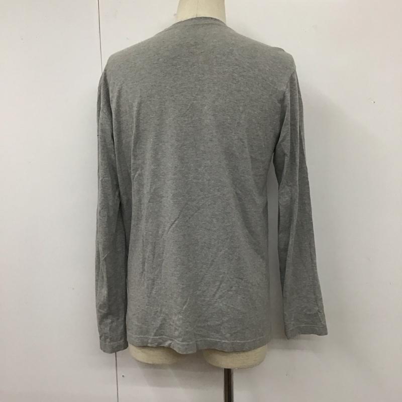 ナイキ NIKE カットソー 長袖 長袖カットソー クルーネックカットソー プリントTシャツ ロングスリーブカットソー M プリント 灰 / グレー /  メンズ USED 古着 中古 10111109