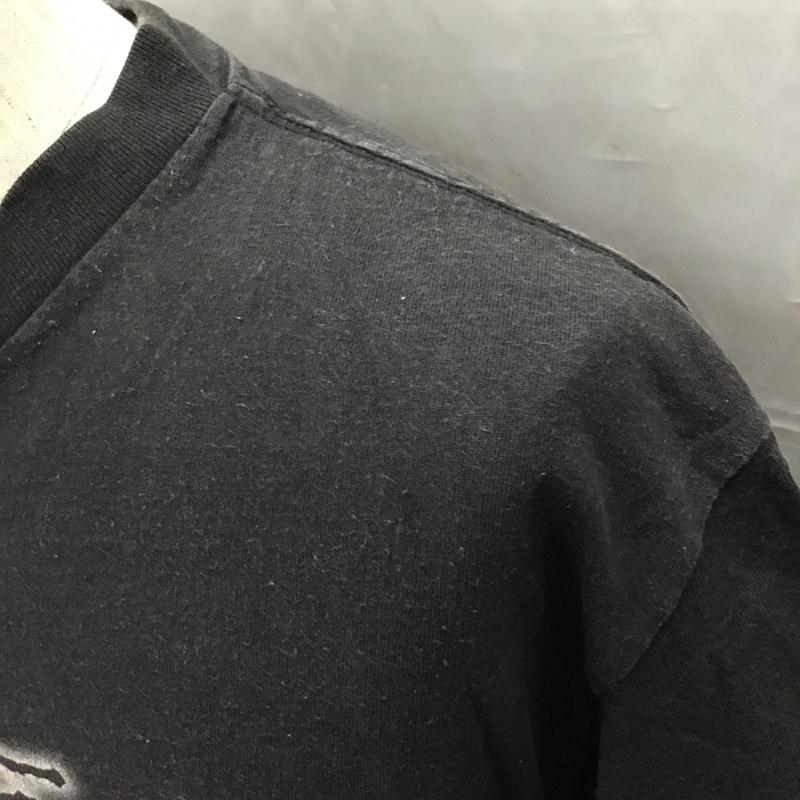 ステューシー STUSSY Tシャツ 半袖 L 無地 X プリント 黒 / ブラック /  メンズ USED 古着 中古 10108780