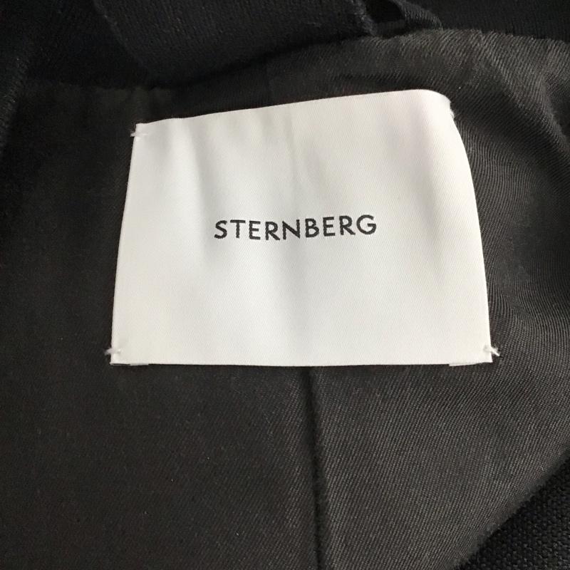 スタンバーグ STERNBERG ジャケット、上着 ジャンパー、ブルゾン ジップアップジャケット アウター ノーカラージャケット M 無地 黒 / ブラック /  メンズ USED 古着 中古 10141279