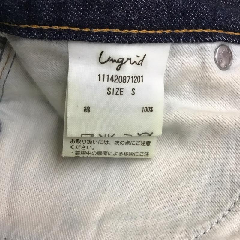 アングリッド Ungrid スカート ひざ丈スカート 111420871201 デニム タイトスカート S 無地 インディゴ / インディゴ /  レディース USED 古着 中古 10121599