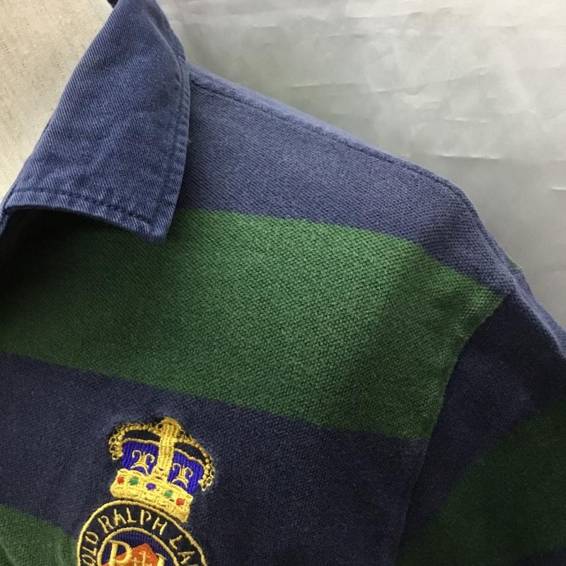 ポロバイラルフローレン Polo by RALPH LAUREN ポロシャツ 半袖 半袖ポロシャツ カラーシャツ 半袖カットソー M ボーダー柄 マルチカラー / マルチカラー /  メンズ USED 古着 中古 10116700