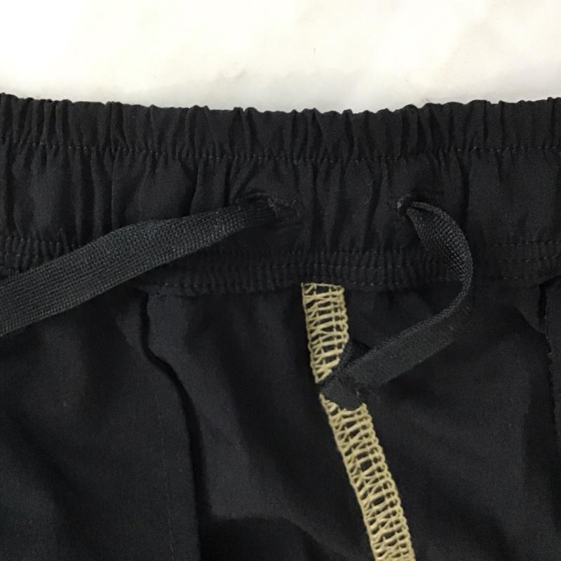 ザノースフェイス THE NORTH FACE パンツ ショートパンツ nb42287 ランニングショートハーフパンツ フレキシブルショーツハーフパンツ S ロゴ、文字 黒 / ブラック / X ベージュ / ベージュ /  メンズ USED 古着 中古 10112180