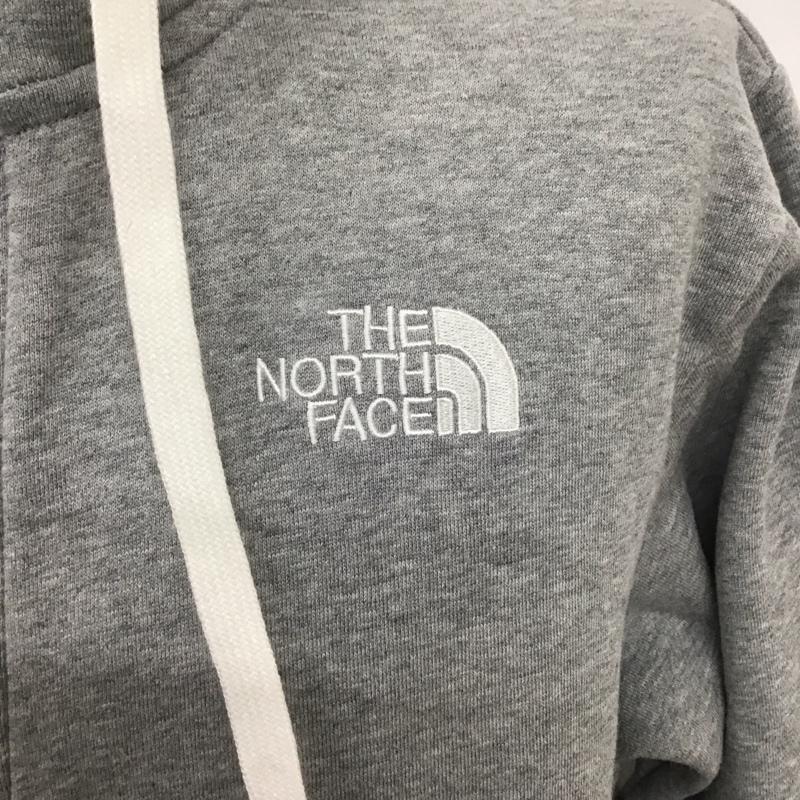 ザノースフェイス THE NORTH FACE パーカー 長袖 nt11530 リアビュージップパーカー 長袖パーカー スウェット M ロゴ、文字 灰 / グレー /  メンズ USED 古着 中古 10109565