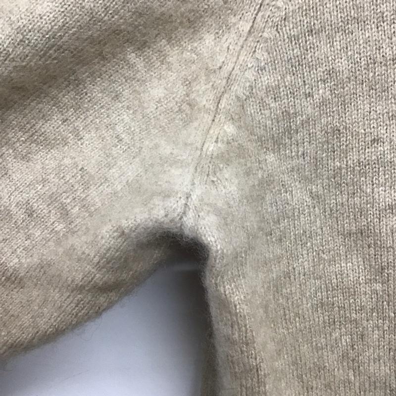 ユニクロ UNIQLO ニット、セーター 長袖 351-432325 JWANDERSON セーター M 無地 ベージュ / ベージュ /  メンズ USED 古着 中古 10142397