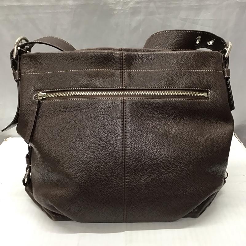 コーチ COACH トートバッグ トートバッグ F15064 レザー ショルダーバッグ 無地 茶 / ブラウン /  レディース USED 古着 中古 10121229