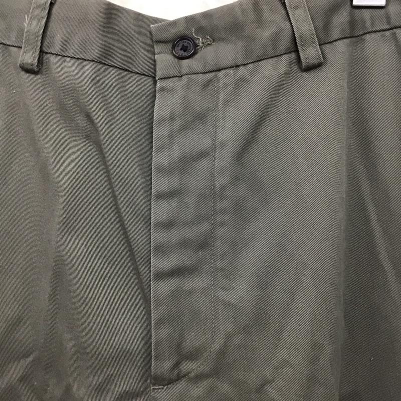 ブルックスブラザーズ BROOKS BROTHERS パンツ チノパン チノパン ワイドパンツ カジュアルパンツ 35インチ 無地 カーキ / カーキ /  メンズ USED 古着 中古 10136814