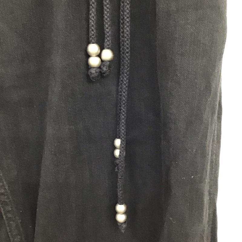 クリスチャンダダ CHRISTIAN DADA パンツ ワークパンツ、ペインターパンツ ワークパンツ ワイドパンツ カジュアルパンツ 46 無地 黒 / ブラック /  メンズ USED 古着 中古 10114667