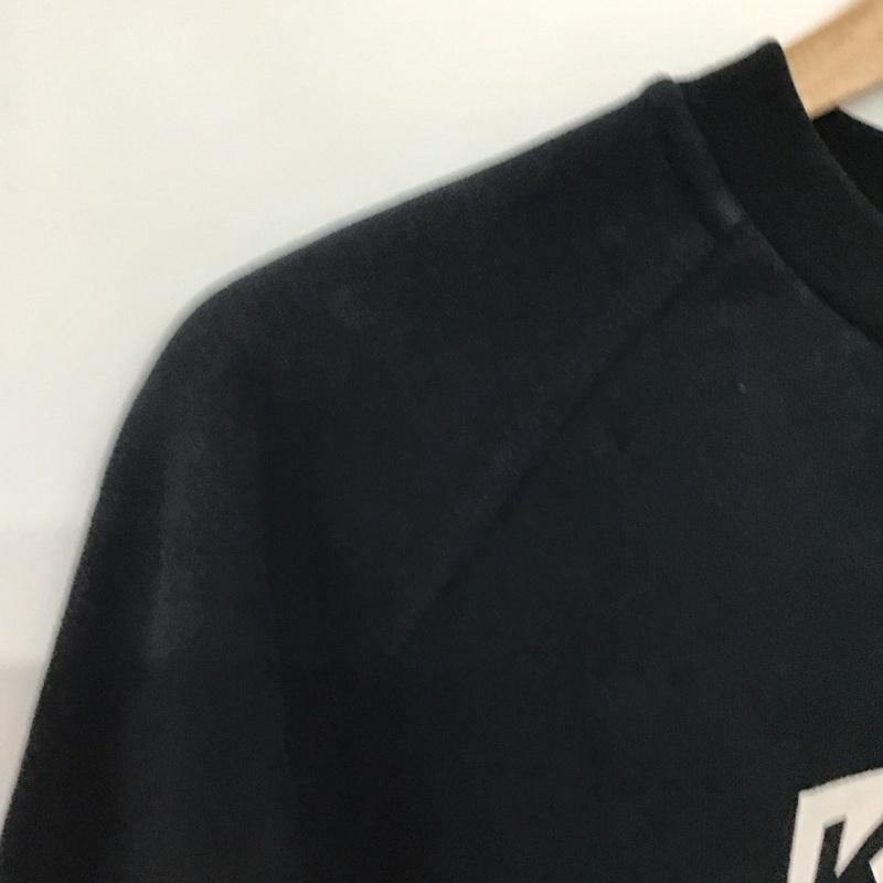 キス KITH トレーナー 長袖 長袖トレーナー スウェット クルーネック プルオーバー L ロゴ、文字 黒 / ブラック /  メンズ USED 古着 中古 10140833