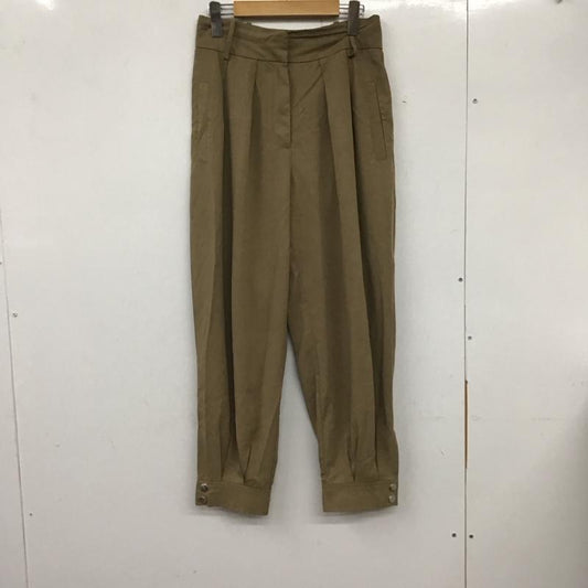 ザラ ZARA パンツ スラックス 1608/035/704 M 無地 茶 / ブラウン /  レディース USED 古着 中古 10134676