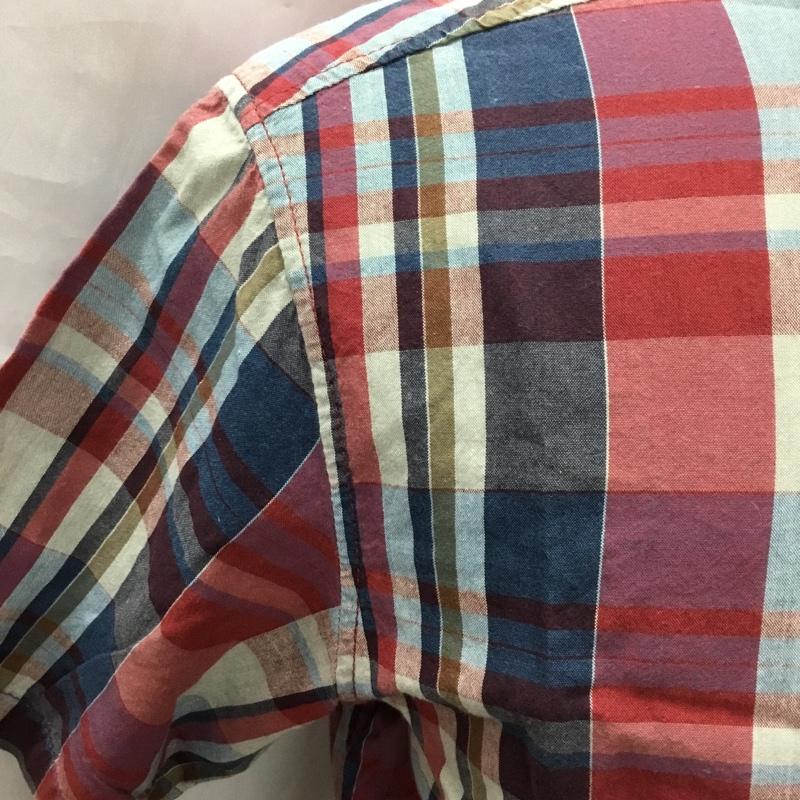 エディーバウアー Eddie Bauer シャツ、ブラウス 半袖 半袖シャツ カラーシャツ 半袖カットソー チェックシャツ S チェック マルチカラー / マルチカラー /  メンズ USED 古着 中古 10113541