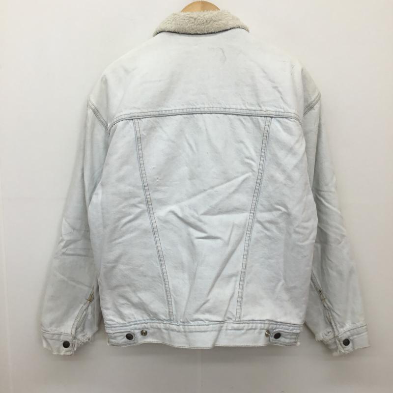 リーバイス Levi s ジャケット、上着 ジャケット、ブレザー ボア　デニムジャケット XL 無地 青 / ブルー /  メンズ USED 古着 中古 10137331