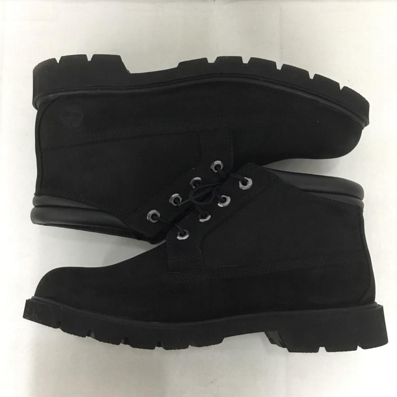 ティンバーランド Timberland ブーツ ショートブーツ A1698 BASIC CHUKKA A1P3J レースアップ 27cm 27.0cm ワンポイント 黒 / ブラック /  メンズ USED 古着 中古 10143919