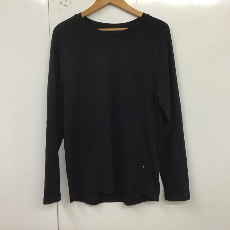 フォーカス FOCUS カットソー 長袖 長袖カットソー 無地カットソー クルーネック XS 無地 黒 / ブラック /  メンズ USED 古着 中古 10128791