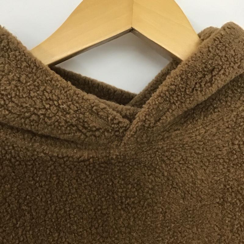 グラフペーパー Graphpaper パーカー 長袖 gu183-70100 プルオーバーパーカー フリース 1 無地 茶 / ブラウン /  メンズ USED 古着 中古 10146201