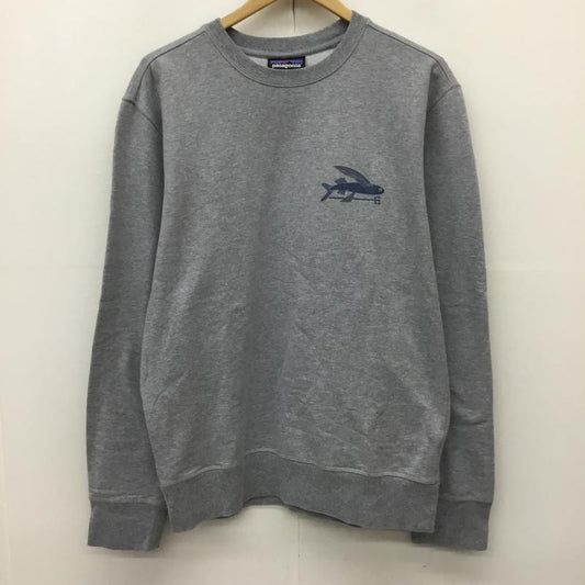 パタゴニア patagonia トレーナー 長袖 39404FA15 S ロゴ、文字 X  灰 / グレー /  メンズ USED 古着 中古 10141443