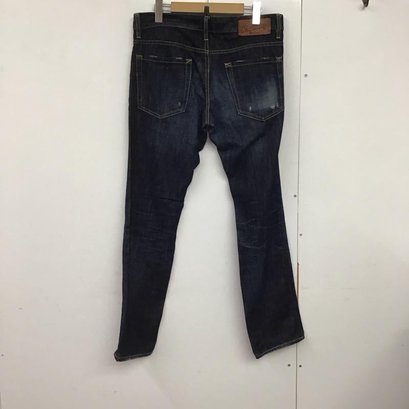 ディースクエアード DSQUARED2 パンツ デニム、ジーンズ 46インチ 無地 インディゴ / インディゴ /  メンズ USED 古着 中古 10141189