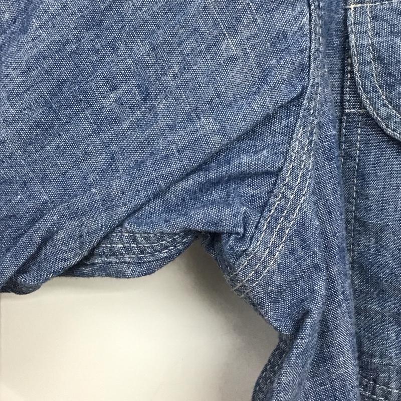 シュガーケーン SUGAR CANE シャツ、ブラウス 半袖 S 無地 水色 / ライトブルー /  メンズ USED 古着 中古 10134523