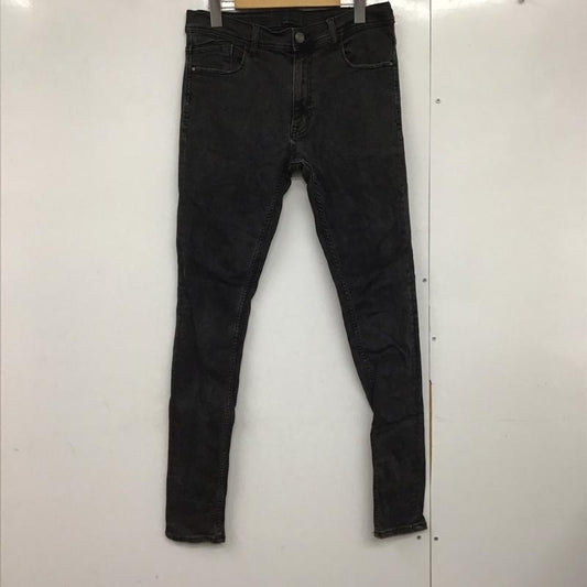 ザラメン ZARA MAN パンツ デニム、ジーンズ デニムパンツ スリムパンツ カジュアルパンツ ストレッチパンツ 42インチ 無地 黒 / ブラック /  メンズ USED 古着 中古 10143233