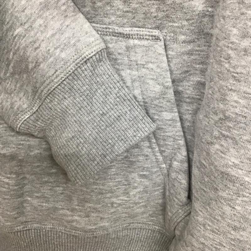 アディダス adidas パーカー 長袖 S19614 L プリント X ロゴ、文字 灰 / グレー /  レディース USED 古着 中古 10139536