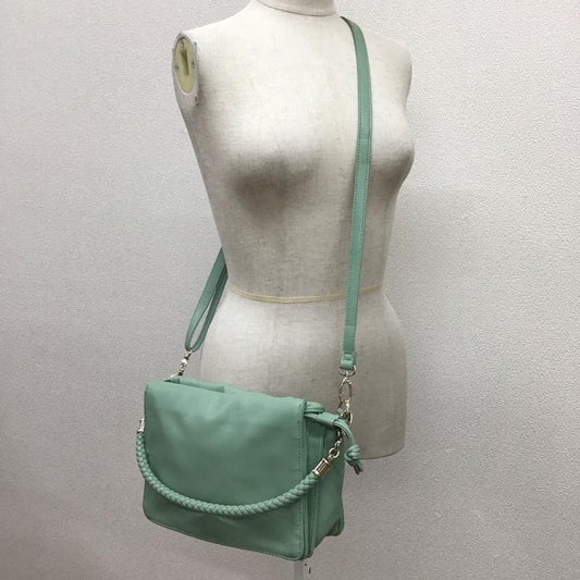ルーニィ LOUNIE ショルダーバッグ ショルダーバッグ ハンドバッグ 2WAY ロゴ、文字 薄緑 / ライトグリーン /  レディース USED 古着 中古 10114293