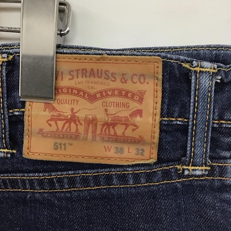 リーバイストラウスアンドコー Levi Strauss & co. パンツ デニム、ジーンズ デニムパンツ ワイドパンツ カジュアルパンツ 38インチ 無地 インディゴ / インディゴ /  メンズ USED 古着 中古 10139720
